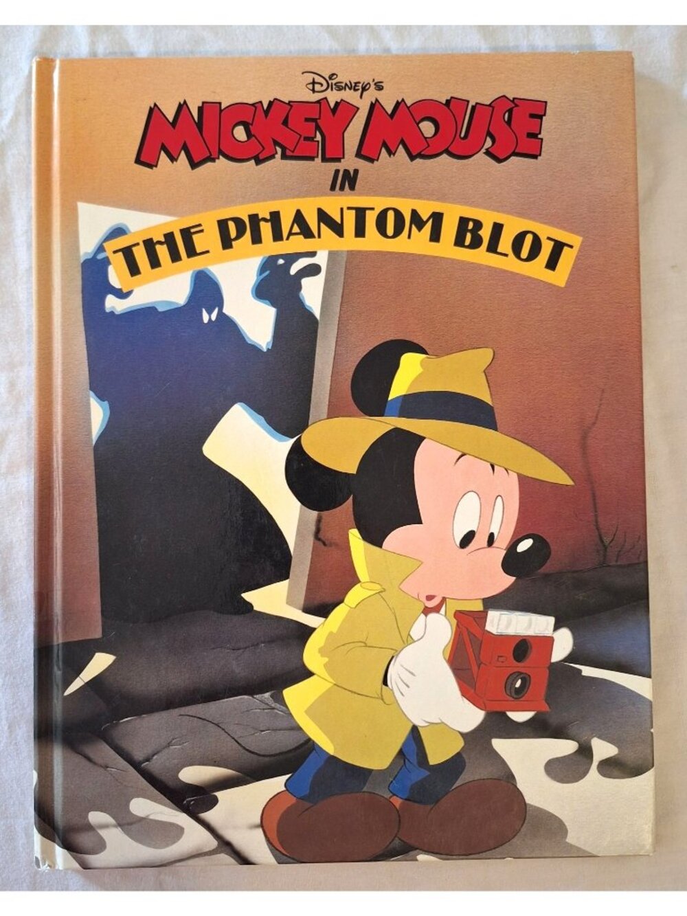 Mickey Mouse In The Phantom Blot Oversized Hardcover Book 1990 Read Aloud Disney